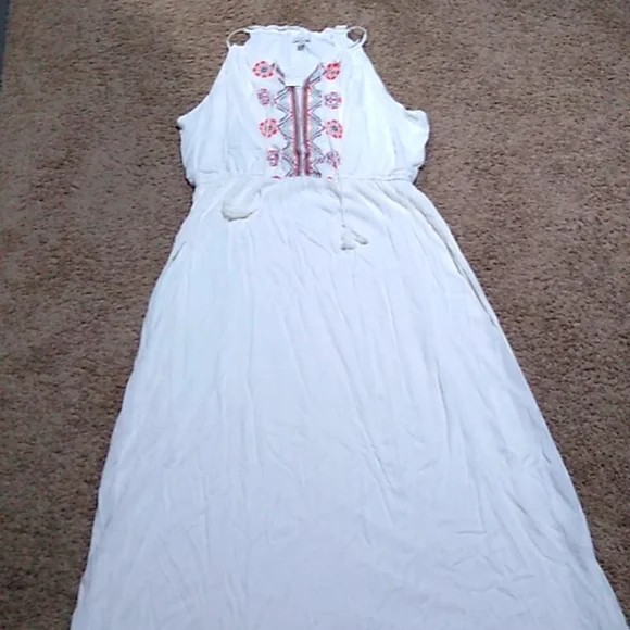 Cato | Dresses | Womens Plus Size Whitecream Flowy Dress Size 82 Nwt |  Poshmark